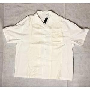 Prada Camp Collar Logo Pocket Shirt SZ XL Brand New